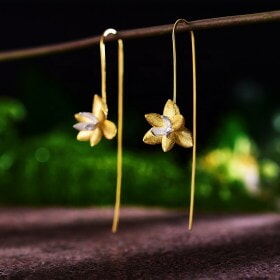 Cute-Blooming-Flower-Drop-sterling-silver-earring (12)